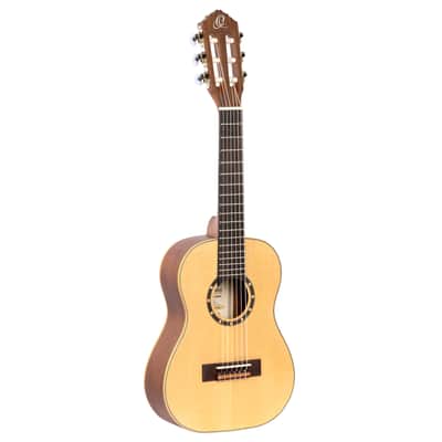 Ortega R121-1/4-L Family Series Spruce Top Mahogany Neck 1/4 Size Nylon 6-String Classical Acoustic Guitar w/Gig Bag For Left Hand Player image 5