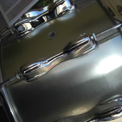 Slingerland Magnum Snare drum 70s/80s era - Silver Mist 14X(9) Mastadon! Near Xlnt Condition! image 15