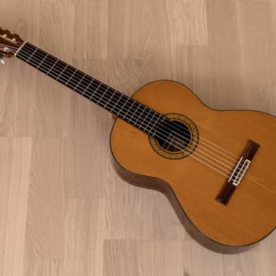 1979 Ryoji Matsuoka M30 Vintage Classical Guitar Cedar Top w/ Case, Japan image 8