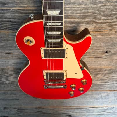 Used Gibson Les Paul Standard '60s Plain Top 2023 - Cardinal Red w/OHSC image 2