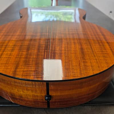 Taylor K-65 12 String 1 of 1 CUSTOM SHOP BTO Built-To-Order Left Hand LH Lefty Handed Presentation Flame Hawaiian Koa Masterbuilt Master Luthier Signed USA Built K65 American Jumbo Acoustic Guitar CASE QUEEN TIME CAPSULE! image 3