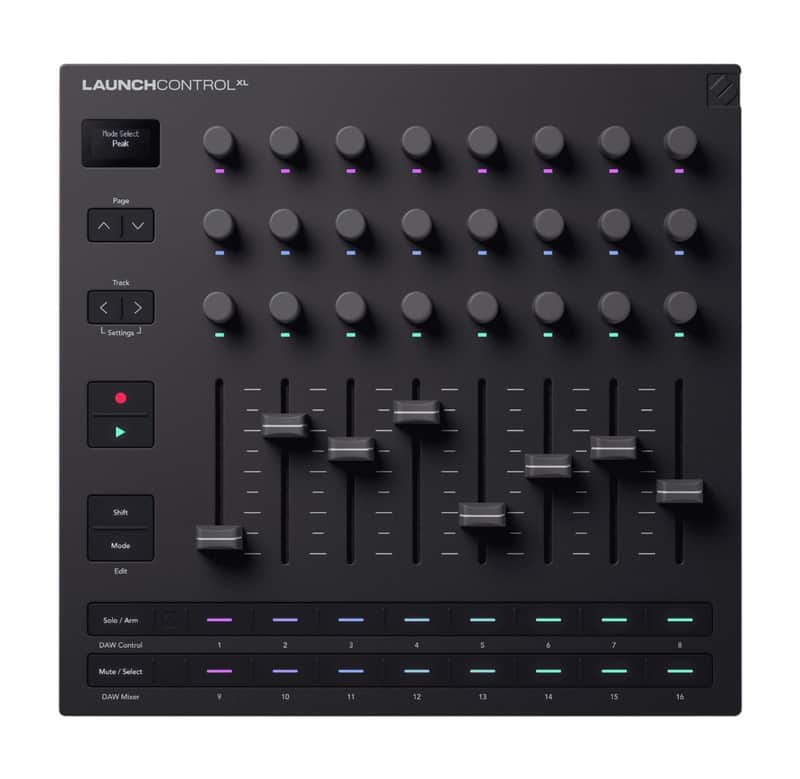Novation Launch Control XL MK3 MIDI DAW Controller 2025 - Present - Black image 1