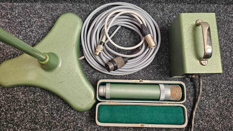 Vintage Rft/Neumann CM7156 in original box,power supply and stand image 1