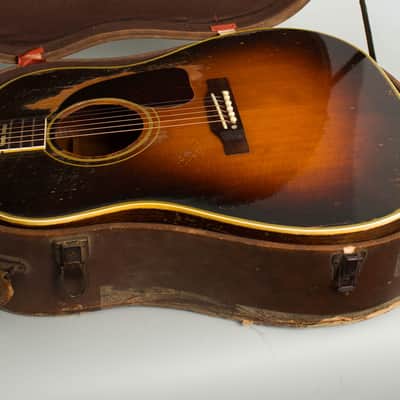 Gibson SJ Southern Jumbo Flat Top Acoustic Guitar (1954), ser. #X51*9-89, original brown hard shell case. image 12