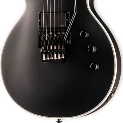 ESP LTD EC-1000FR Electric Guitar, Ebony Fingerboard, Black Satin image 2