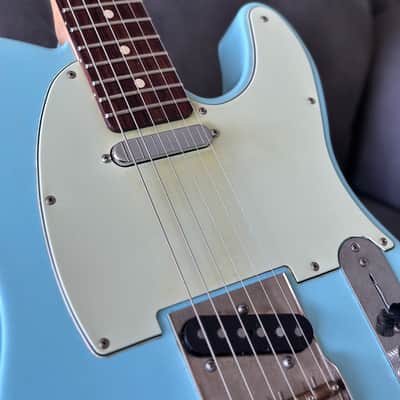 MJT/Warmoth Partscaster (Tele) 2022 - Sonic Blue image 5