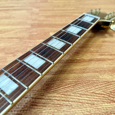 🔥2015🔥 Burny SRLC-55 Black Les Paul Custom~ Gold Hardware~ Japanese Import! image 12