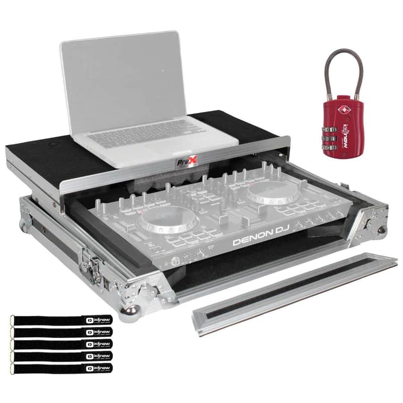 ProX XS-UXLT-MK2 Universal Flight Case to fit Small Medium Sized DJ Controllers image 1