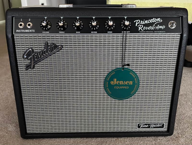 Fender Tone Master Princeton Reverb 12-Watt 1x10" Guitar Combo 2022 - Present - Black image 1
