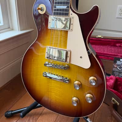 2025 Gibson Les Paul Standard 60s Figured Top - Iced Tea Burst image 2