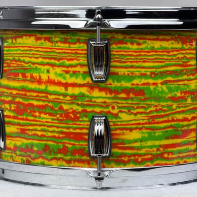 Ludwig 12x18"/8x12"/14x14" Classic Maple 'Jazzette New Yorker' Drum set - Citrus Mod image 17