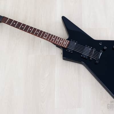 1998 ESP Custom EXP Explorer Black w/ EMG 81 w/ Case image 11