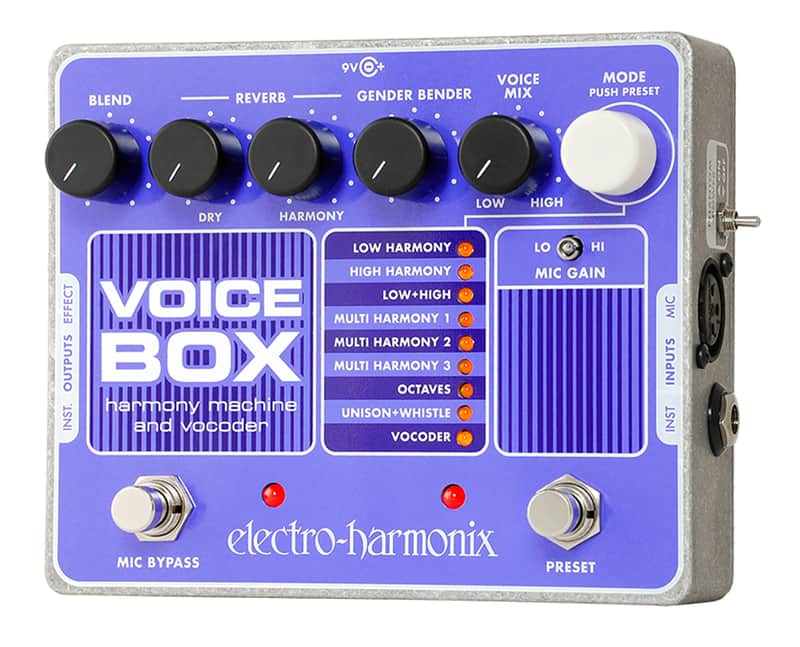 Electro-Harmonix Voicebox Harmony Machine/Vocoder Pedal - Open Box image 1