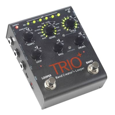 DigiTech Trio+ Band Creator Plus Looper Guitar Effects Pedal with 2 Free Patch Cables image 3