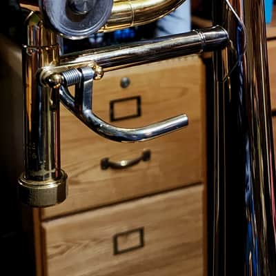 Yamaha YSL-446G Intermediate Bb/F Trombone 2010s - Lacquered Brass image 9