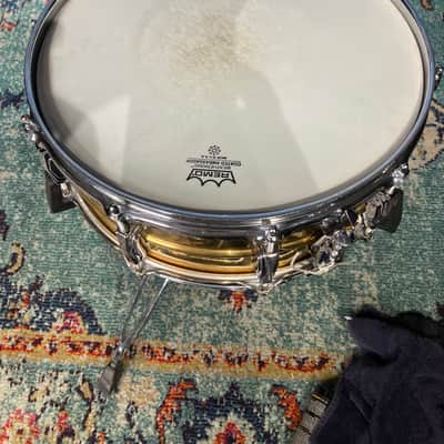 Ludwig 14x5" #401 Super Ludwig (Supraphonic) Brass Snare Drum, Super Rare 1960. Excellent! image 6