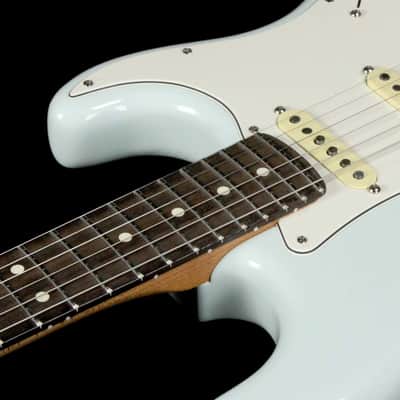 Fender American Pro Stratocaster Sonic Blue Roasted Maple Neck image 7