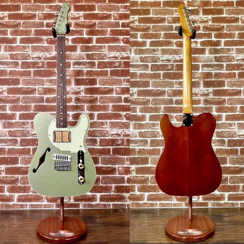 Ronin Betty Thinline "Custom Build" 2020 Pinecrest Green/Natural Redwood 5lbs 9oz  Authorized Dealer image 1