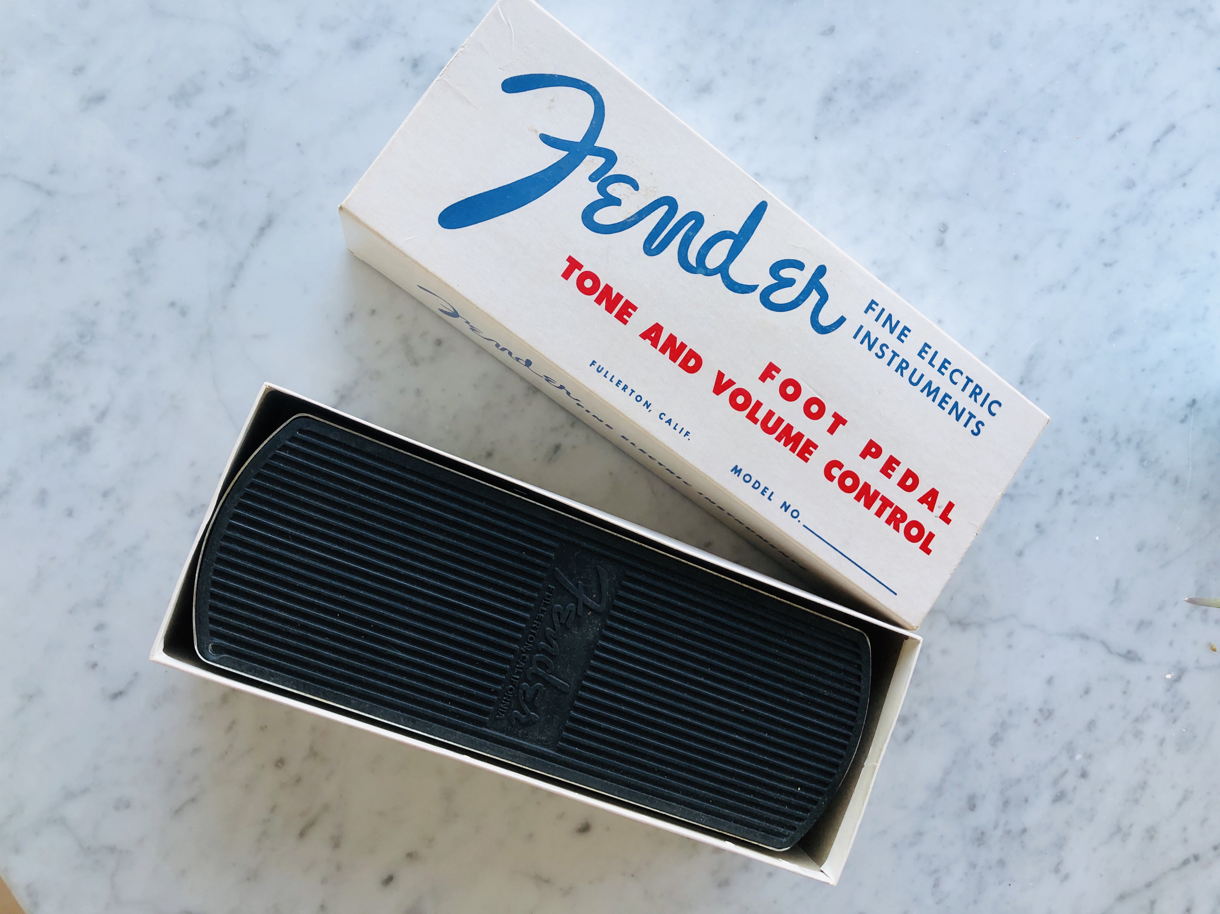 1960’s Fender Tone and Volume Pedal Time Capsule Pre CBS Mint Telecaster Stratocaster Vintage