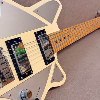 OG Reverend BC-1 Billy Corgan Signature – Chambered Korina, Railhammers & Upgraded String Tree image 7