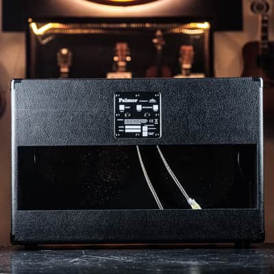 2020 Palmer PCAB212B CAB 212 B empty guitar cabinet black image 3
