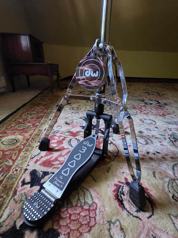 DW DWCP3500A 3000 Series Double-Braced 3 Leg Hi-Hat Stand 2010s - Chrome image 1