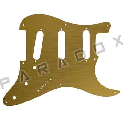 Custom Pickguard For 1994 Made in America Peavey Predator - Simulated Brushed Gold/Black .090" image 1