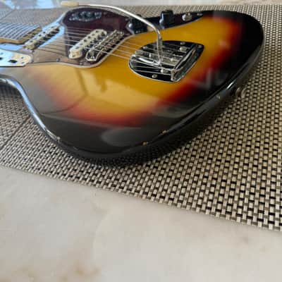 Fender Jaguar with Rosewood Fretboard 1966 - Sunburst trade for MGB-GT image 9