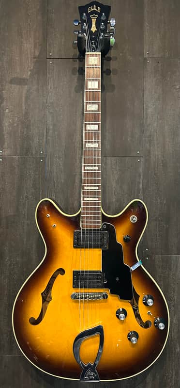 1978 Guild Starfire IV Sunburst, heavily modded, w/ original case in Very Good Condition! image 1
