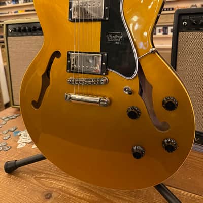 Heritage H-535 Standard Semi-Hollow Gold Top image 2