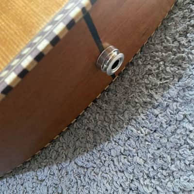 10 String Acoustic Electric Guitar, Solid Red Top Pine Body, Rosewood Fingerboard Neck image 13