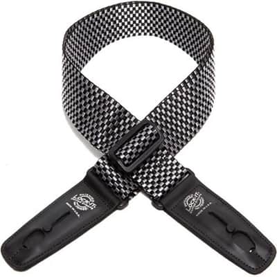 Lock-It Straps 2" Silver Checkerboard Poly Strap, Locking Ends