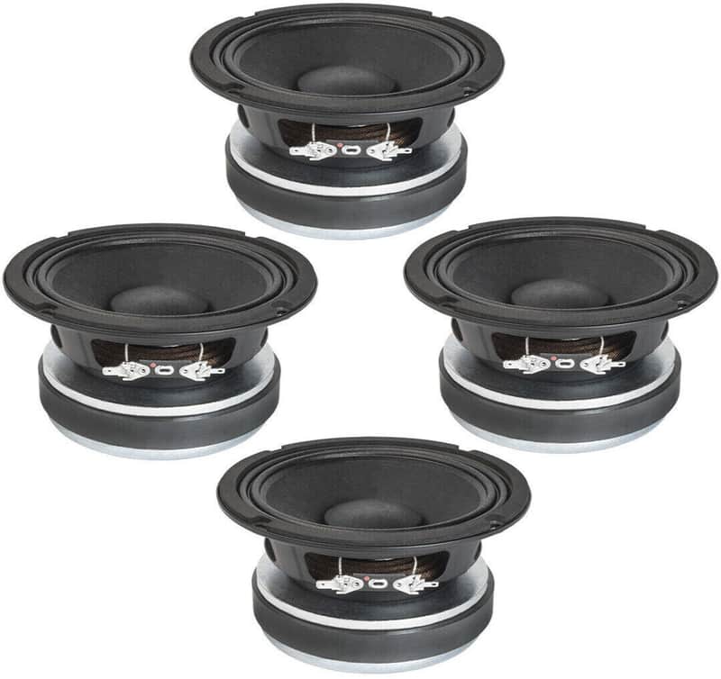 4x FAITAL PRO 6FE300 6.5" Mid-Bass / Midrange Speaker 350W Waterproof Cone 8-Ohm image 1