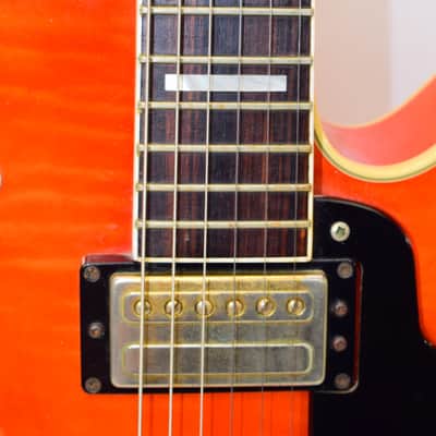 Guild X-170T "Manhattan" Hollow-Body Electric Guitar, Tennessee Orange image 7