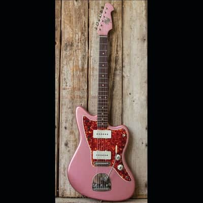 Mario Guitars Jazz-Style Offset 2019 Burgundy Mist Metallic. "Authorized Mario Guitars Dealer" image 4