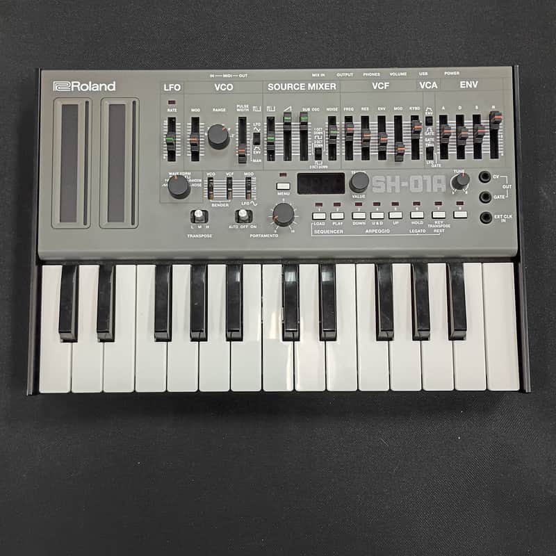 Roland SH-01A + K-25M Boutique Series Monophonic Synthesizer Module w/Keyboard image 1