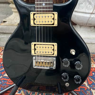 Vintage 1980’s Washburn SB-5 “Raven” 6 String Electric Guitar~MIJ~ Fresh Pro Setup image 4