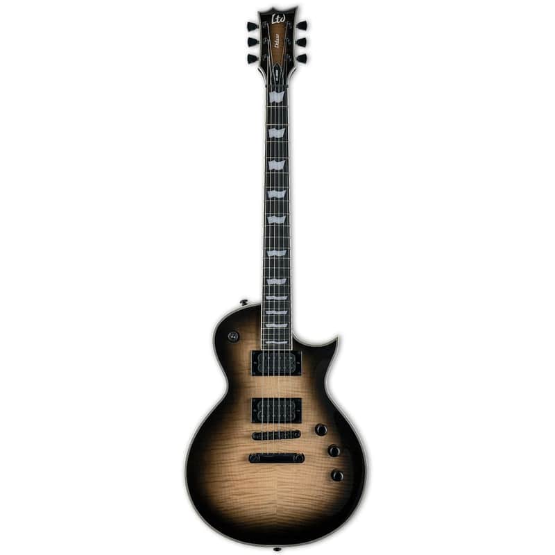 ESP LTD EC-1000T - Seymour Duncan Pickups - Flame Maple Top - Black Natural Burst Electric Guitar image 1