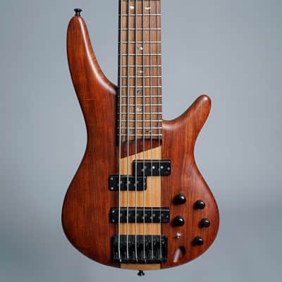 Ibanez SR756-NTF Standard Soundgear Bass 2015 - Natural Flat image 1