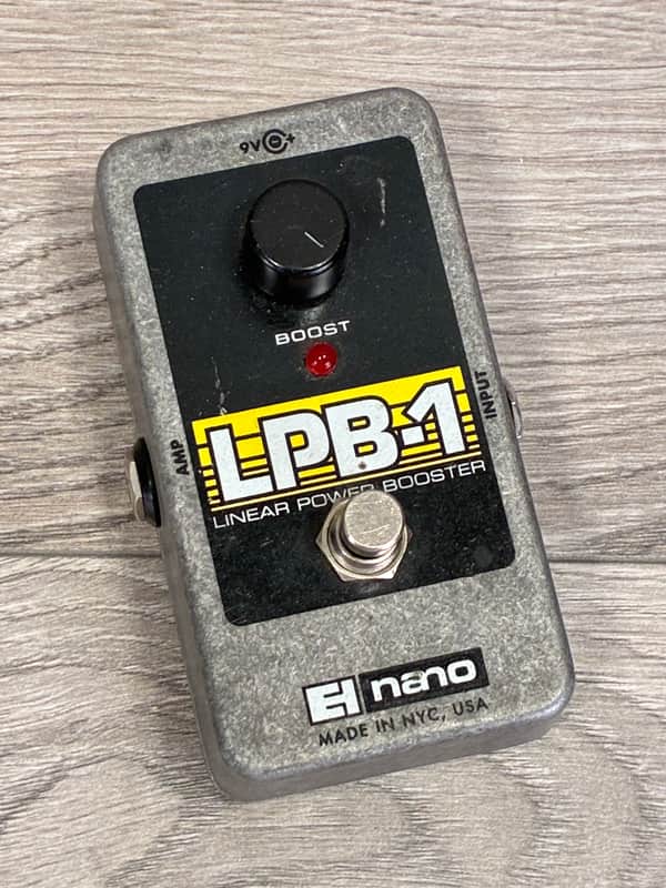 Electro-Harmonix LPB-1 Nano Linear Power Booster Preamp 2006 - Present - Black / Yellow / Gray image 1