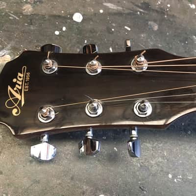 Aria AF-390-LN Acoustic Guitar Left Handed Excellent Condition image 6