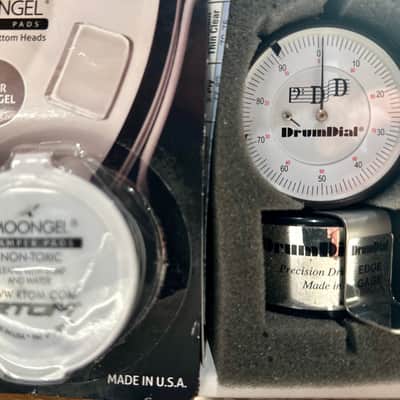 DrumDial Drum Tuner + RTOM Moongel (6‑pack) - Brand New image 2