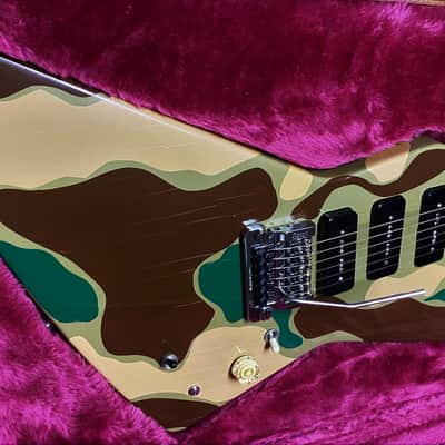 GIBSON EXPLORER 3 III P90S ONLY 13 MADE  SUPER RARE VINTAGE DESIGNER SERIES 1984 camouflage image 15
