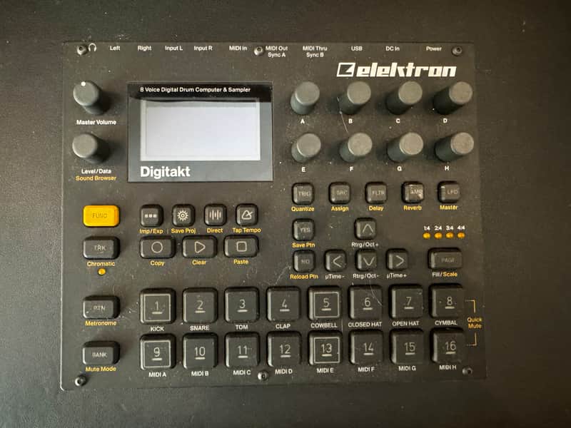 Elektron Digitakt 2017 - 2024 - Black image 1