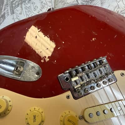 1989-1992 Squier II Standard Stratocaster Aged & Relic’d To Look Like A 50’s Custom Shop Factory Wired Tex/Mex Pickups CTS Pots Fender Case image 22