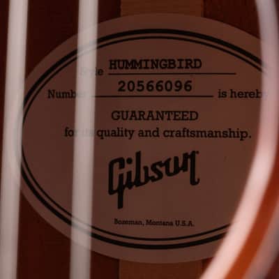 Gibson Hummingbird Standard Vintage Sunburst With Case image 5