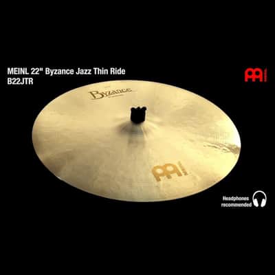 Meinl Byzance Jazz Thin Ride Cymbal 22" image 2