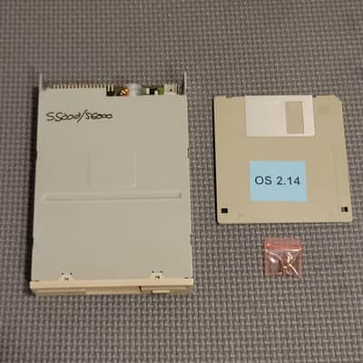 Floppy Drive, Akai S5000 & S6000, including OS 2.14 Upgrade Diskette