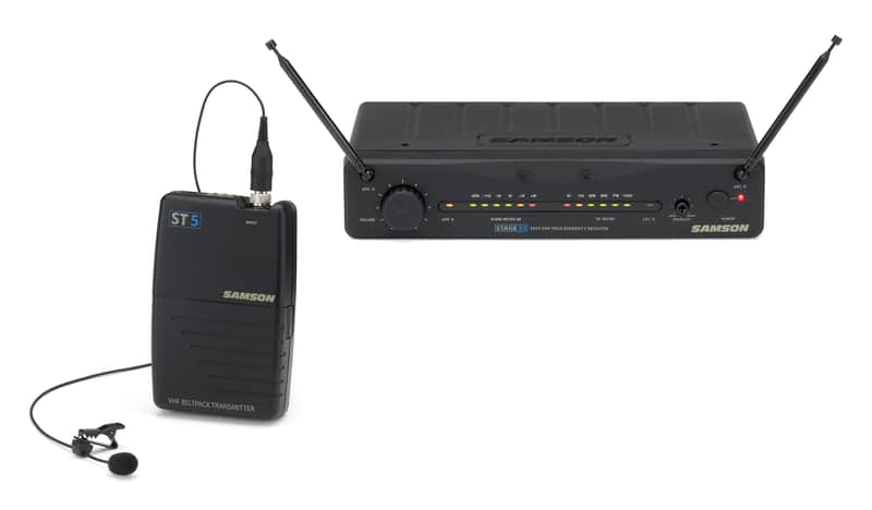 Samson Stage 55 True Diversity Wireless Lavalier Mic System - Channel 1 image 1