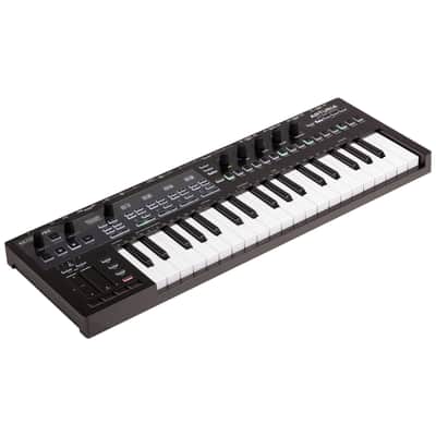 Arturia KeyStep Pro Chroma 37-Key Controller and Unparalleled 4-Track Sequencer and Keyboard with Blue LEDs and Stylish Knob Caps (Gray) image 5